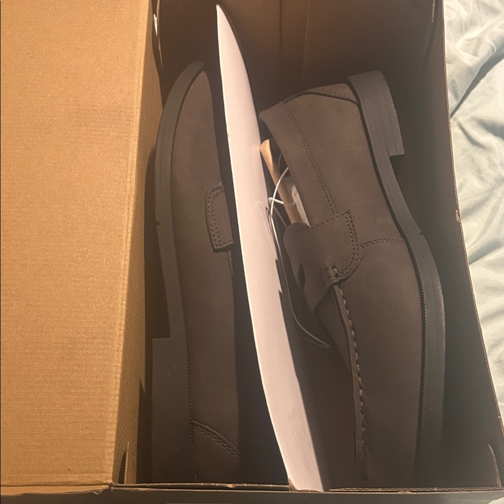 Elegant Goidfellow & Co  Dark Brown Slip-On Loafers